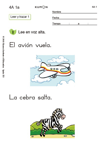 Native language worksheets studied in various countries─Spanish